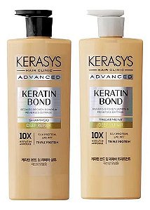 Kit Keratin Bond Deep Repair Kit (Shampoo 600ml e Tratamento 600ml) - Kerasys
