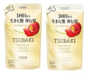 Kit Refil Volume & Repair - Shampoo 300 ml e Conditioner 300ml - Tsubaki