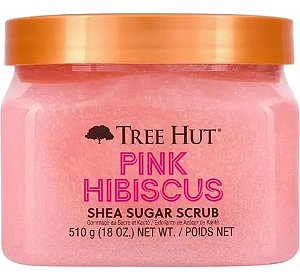 Esfoliante Corporal Pink Hibiscus Shea Sugar Scrub - Tree Hut 510g