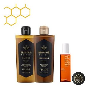 Kit Propolis Shampoo 180 ml e Tratamento 180 ml - Kerasys + Serum Perfect Serum 30 ml - Mise En Scéne