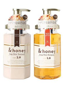 Kit Deep Moist Treatment -  Shampoo 440ml  e Treatment 445g -  &Honey