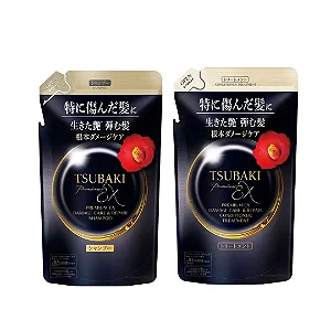 Tsubaki Premium Ex Damage Care & Repair (Shampoo + Condicionador) 300Ml (Refil)