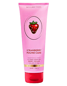 Hidratante Corporal Strawberry Pound Cake Bath & Body Works - 226g
