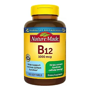 Vitamina B12 1000 mcg Nature Made - 400 Softgels