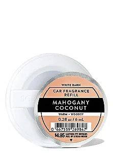Refil Fragrância De Carro Bath & Body Works Mahogany Coconut 6ml