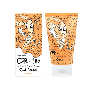 Creme Finalizador Elizavecca CER-100 Collagen Coating Hair A+ Muscle Curl Cream 120ml