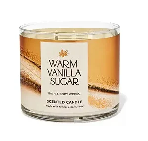 Vela Aromática 3 pavios Warm Vanilla Sugar Bath & Body Works