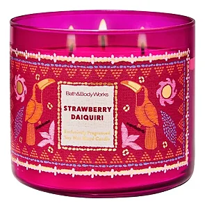 Vela Aromática 3 pavios Strawberry Daiquiri Bath & Body Works