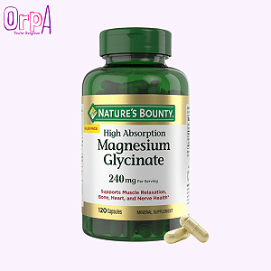 Nature’s Bounty Magnesium Glycinate 240mg 120 Capsules