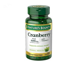 Suplemento alimentar Cranberry+Vitamina C Nature's Bounty