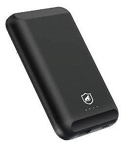 CARREGADOR WIRELESS 5.000MAH  NANO SNAP PRETO