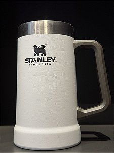 CANECA TÉRMICA BEER STEIN BRANCO
