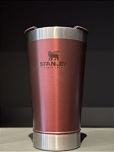 COPO TÉRMICO DE CERVEJA VERMELHO