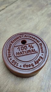 Sabonete  de Cúrcuma (Açafrão), Gengibre e Alecrim Revitalização Natural com óleo essencial de Laranja