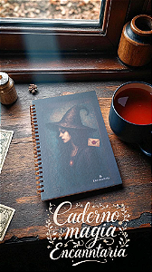 Caderno Grimório  Magia Encanntaria A5, papel pólen