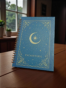 Planner Lua & Estrelas – Papel Pólen • Encanntaria ✨