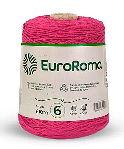 Barbante Euroroma Pink Nº 6 (610 Metros)