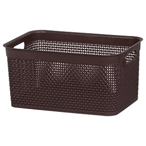 Caixa Rattan 15Lts Marron
