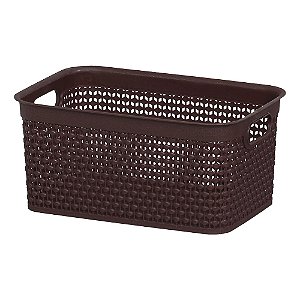 Caixa Naturalle Rattan 4 Litros Tabaco