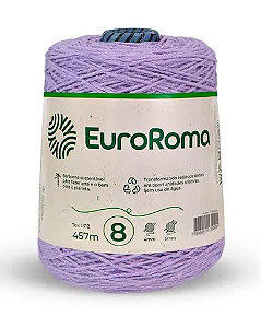 Barbante Euroroma Lilás Claro Nº 8 (457 Metros)