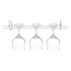 Porta Taças Modular de Teto Aço Cromado 25,5cm