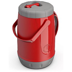 Garrafa Térmica Unitermi Paiva 2.5 Litros Tereré Vermelha