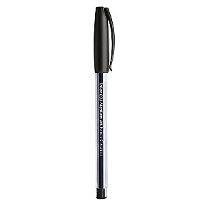 Caneta esferografica Trilux Ponta Media Preta- Faber-Castell