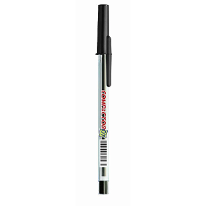 Caneta esferografica 0,7mm Preta - Compactor