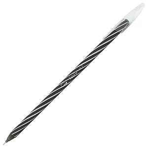 Caneta Esferográfica 0.7mm Cis Spiro - Preto
