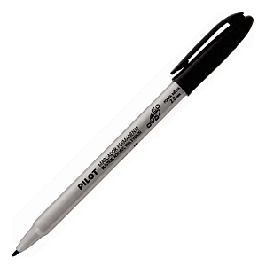Marcador Permanente para CD/DVD Preto 2.0mm Pilot