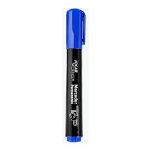 Marcador Permanente Top Chanfrado Azul Jocar Office