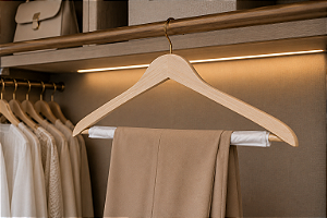 Tira Vinco Roupas Delicadas 06 Peças 35x9cm Branco