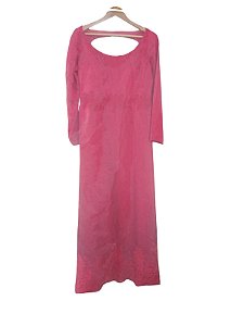 Capa Protetora Para  Vestido Longo Toda Em Organza 150x60 Branca