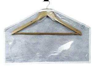 Capa Protetora Ombro Tnt e Pvc 54x34cm Branco