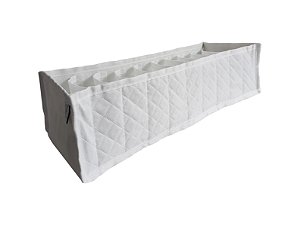 Colmeia Organizadora Gaveta Baby Matelassê 40x10x10cm Branca
