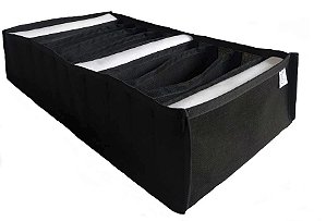 Colmeia Organizadora Gaveta Fitness Tnt Estruturada 40x20x10cm Preta