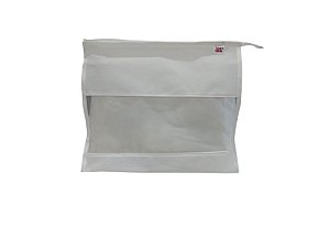 Organizador e Protetor De Bolsa Tnt e Organza 30x27x10cm Branco