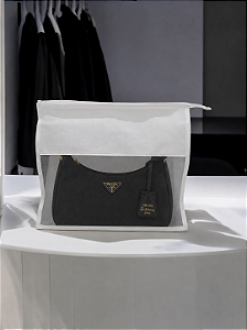Organizador e Protetor De Bolsa Tnt e Organza 25x15x06cm Branco