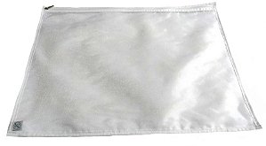 Organizador Jogo Americano Matelassê  E Organza 56x42cm Branco