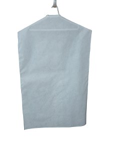 Capa Para  Vestido Curto Toda Em Tnt 120x60cm Branca