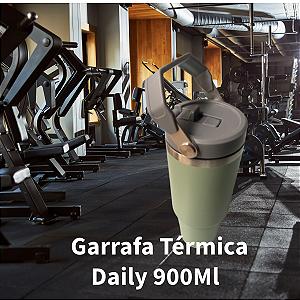 Garrafa Térmica Copo Daily 900ml Inox Verde - Sua Companheira de Hidratação em Qualquer Lugar!!