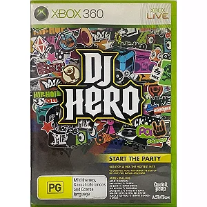 Dj Hero - Xbox 360 - Original