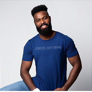 Camiseta Algodão Masculina - JESUS MY HIPE