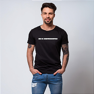 Camiseta Algodão Masculina - RESSUCITADO