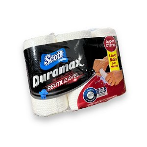 Kit Pano em Rolo Duramax Scott reutilizável 3 unidades