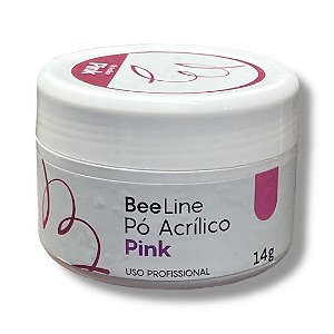 Pó Acrílico Cores Pink Bee line 14g