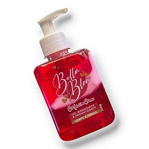 Bella Blow Gel Aromatizante Beijável Cereja Hidratante Virilha Creme 300ml Corpo Aroma Corporal
