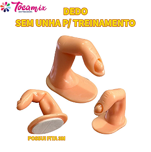 Dedo sem unha para treinamento