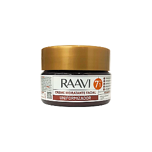 Creme Hidratante Facial Uniformizador Raavi 100g | Acido Hialurônico + Niacidamida