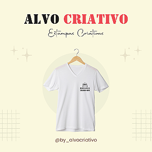 Camiseta Baby Look - Gola V  - Tema "Segunda-Feira"